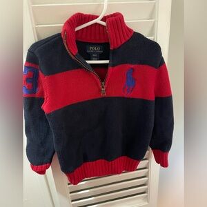 Polo Quarter Zip Sweater